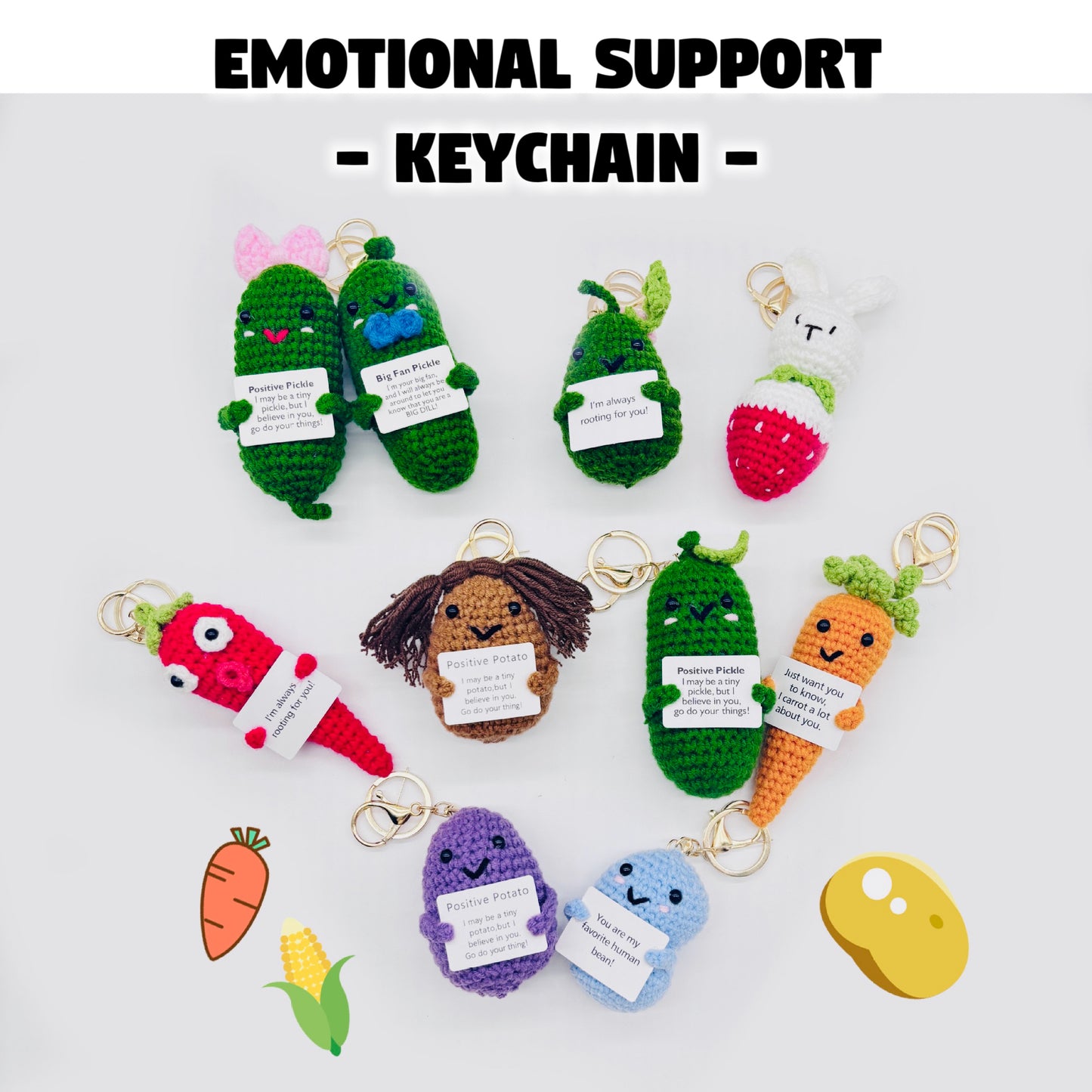 Emotional Support Keychain(OPEN BY YOURSELF)