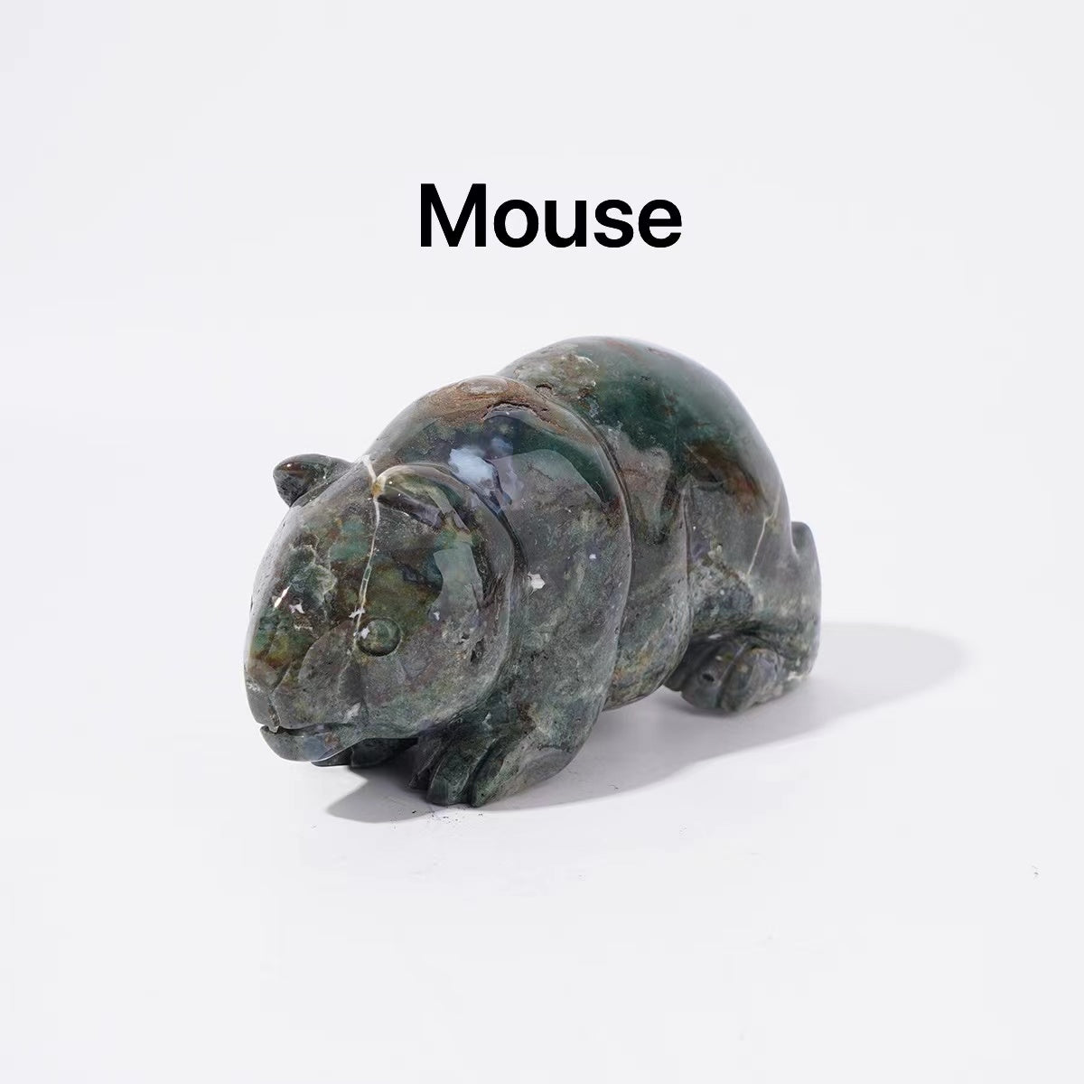 Fish dolphin Ocean Jasper Crystal Carving Stone animals