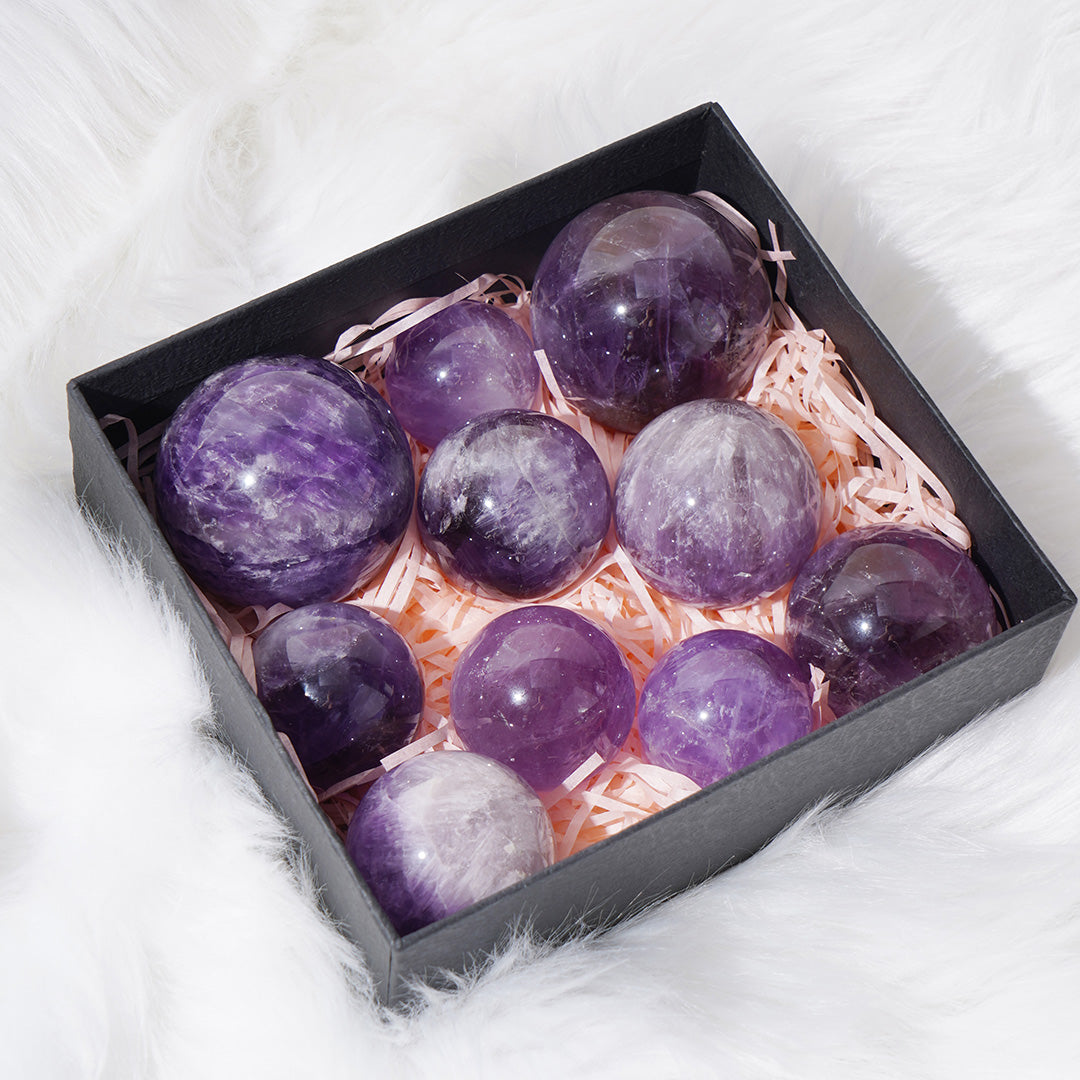 Top Grade Amethyst Spheres