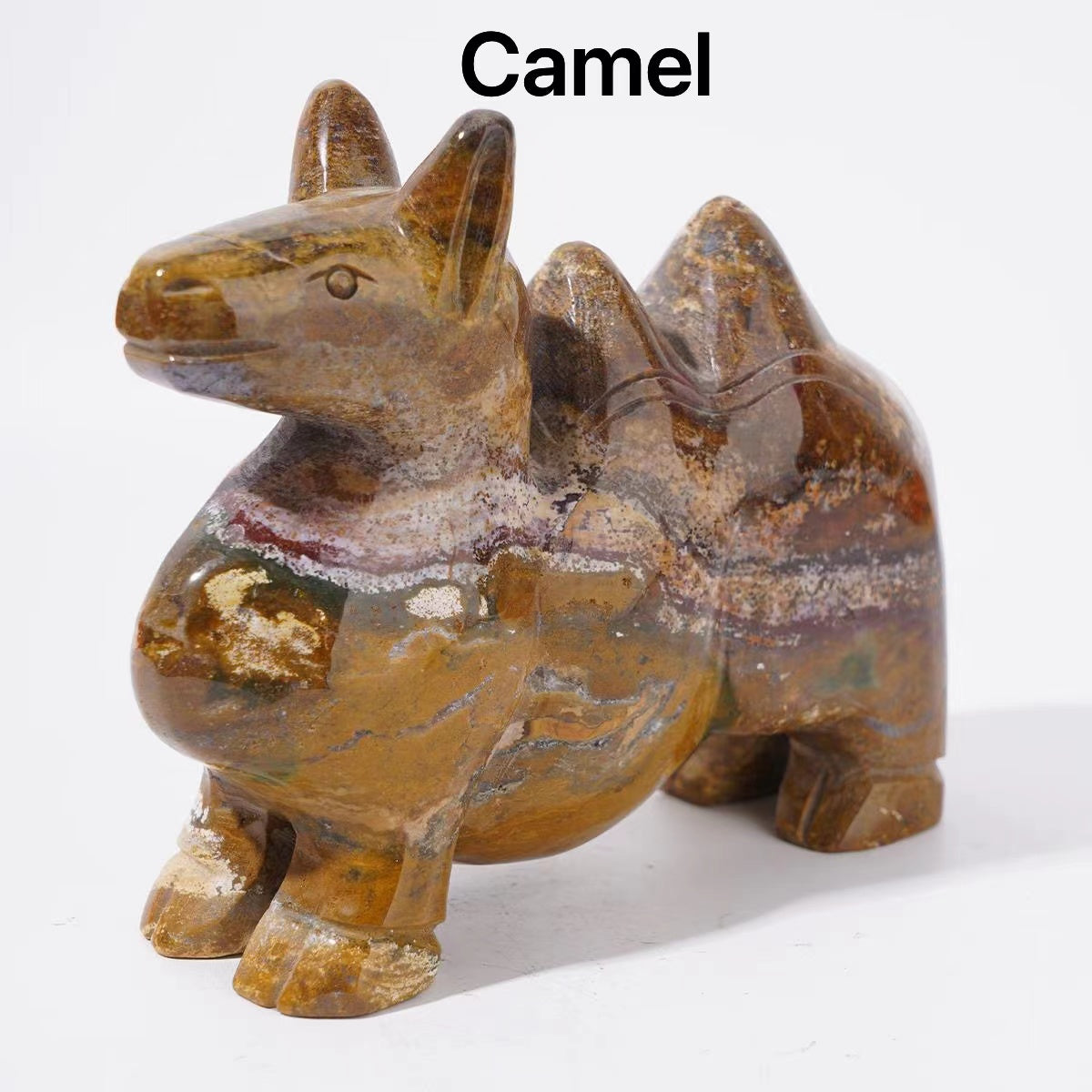 Wolf Dog Ocean Jasper crystal animals party