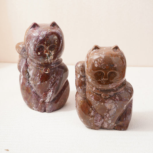 Fortune Cat Ocean Jasper