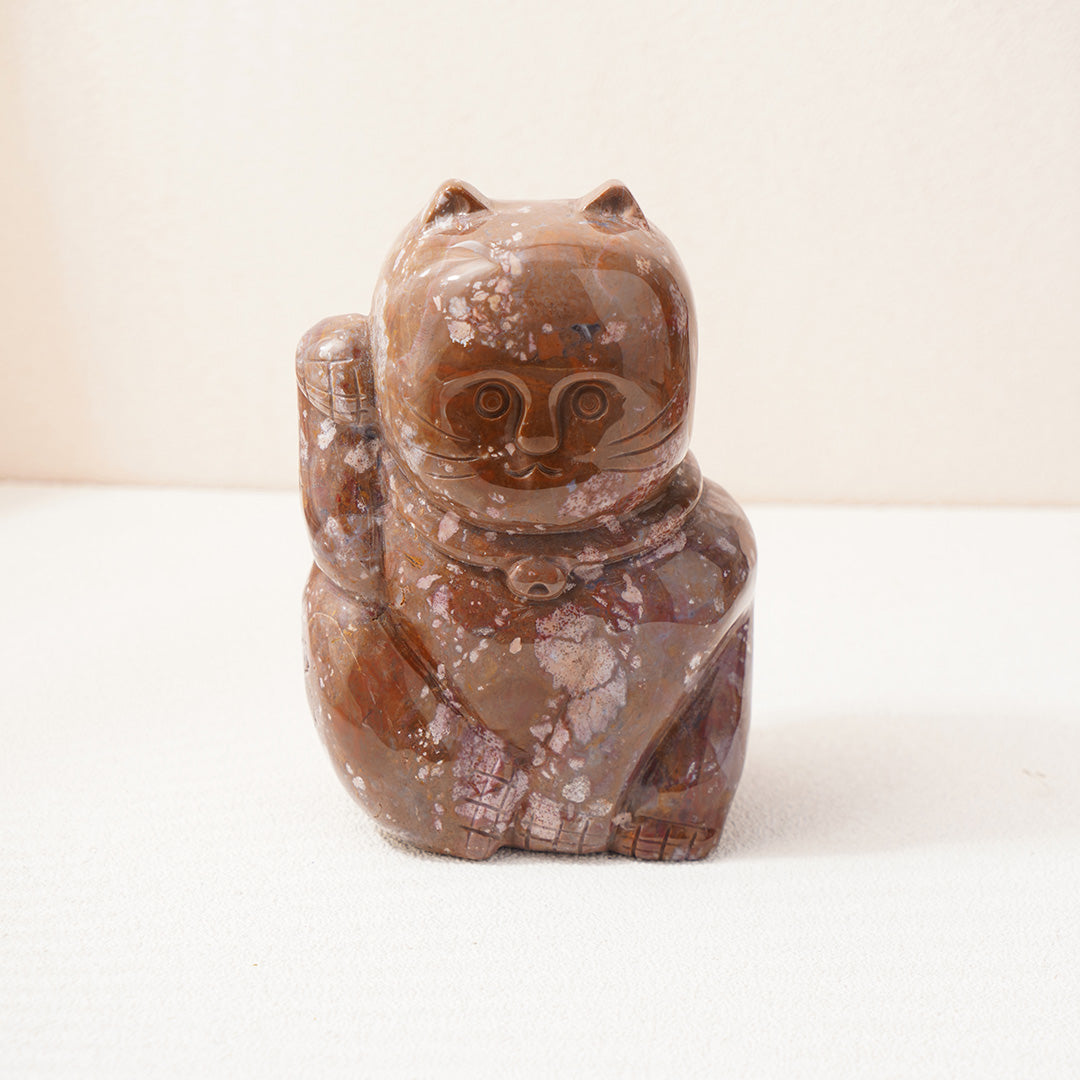 Fortune Cat Ocean Jasper