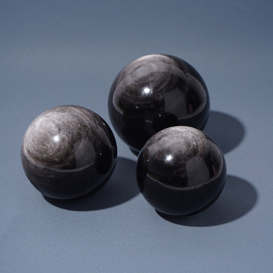 High end obsidian sphere